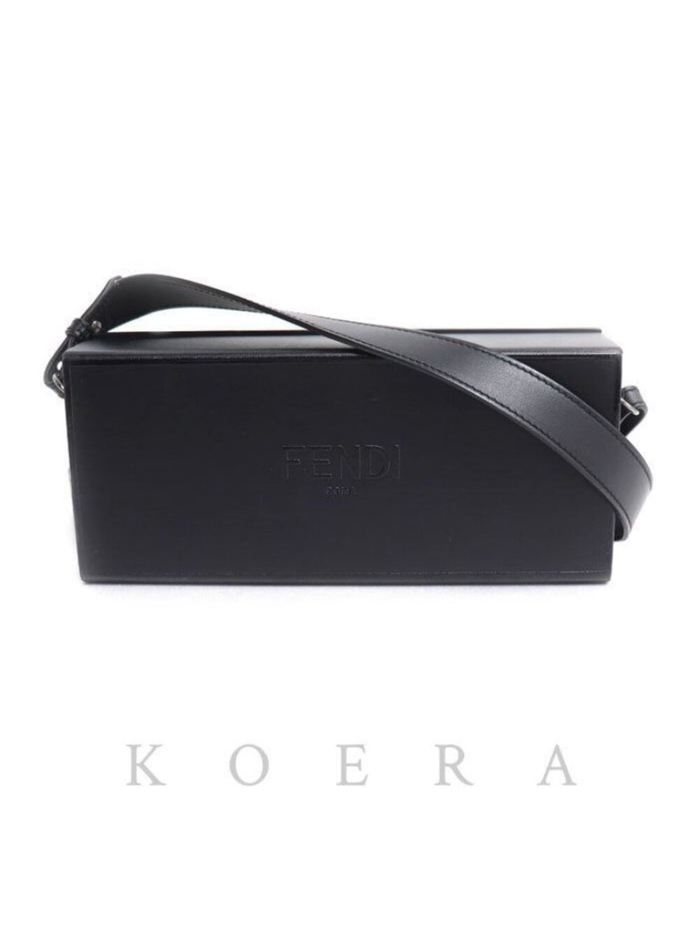 Fendi Box Shoulder Bag Black